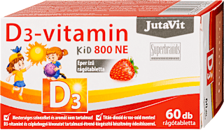 D3-vitamin Kid 800 NE rágótabletta JutaVit