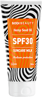 Слънцезащитно мляко за тяло Hemp Seed Oil SPF 30 BODI BEAUTY