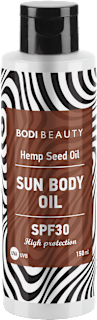 Слънцезащитно олио за тяло Hemp Seed Oil SPF 30 BODI BEAUTY
