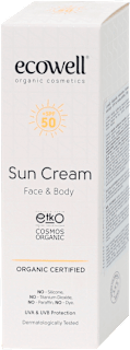 Organska krema za sunčanje SPF 50 ecowell