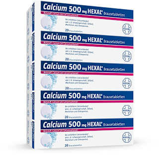 Calcium 500 mg HEXAL Brausetabletten HEXAL