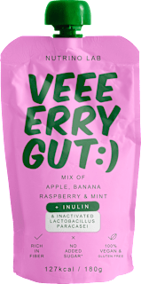 VERY GUT piure zmeură, măr, banană Nutrino Lab