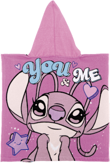 Dječji pončo za plažu – Angel, rozi Disney