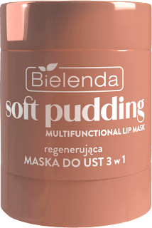maska na rty Soft Pudding 3 v 1 Vanilla Latte Bielenda