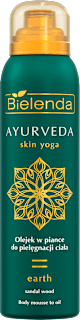 AYURVEDA tělový olej ve formě pěny earth Bielenda