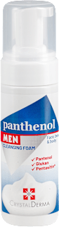 panthenol MEN pena za čišćenje lica, brade i tela  CrystalDerma