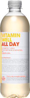 Pijača All Day z okusom limonade Vitamin Well