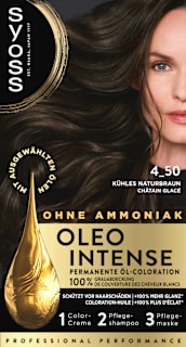 Haarfarbe Permanente Öl-Coloration 4-50 Kühles Naturbraun Syoss Oleo Intense