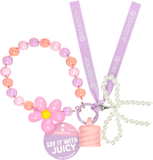 SAY IT WITH JUICY privezak sa silikonskim poklopcem za juicy bomb sjaj - 01 Cap It Cute essence
