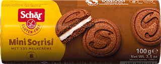 Mini Sorrisi kakao keks sa mlečnim filom, bez glutena Schär