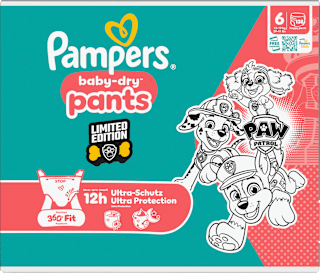 Baby Pants Baby Dry Paw Patrol Gr. 6 Extra Large (14-19 kg) Monatsbox Pampers baby-dry
