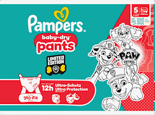 Baby Pants Baby Dry Paw Patrol Gr. 5 Junior (12-17 kg) Monatspack Pampers baby-dry