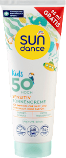 Слънцезащитен крем за деца Sensitiv SPF 50 sundance