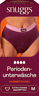 Periodenunterwäsche Hugger Iconic beetroot, Gr M snuggs