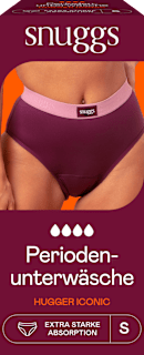 Periodenunterwäsche Hugger Iconic beetroot, Gr. S snuggs