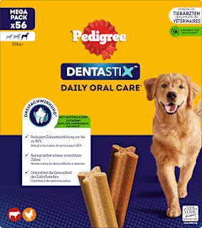 Hunde Kausnack Dentastix Zahnpflege für große Hunde Mega Pack Pedigree