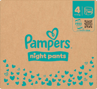 Baby Pants night Gr. 4 (9-15 kg) Monatsbox Pampers night pants