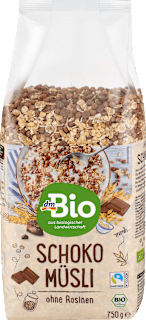 Müsli cu ciocolată, fără stafide dmBio