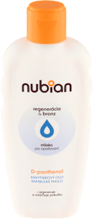 Mlieko po opaľovaní Regenerácia & bronz  NUBIAN