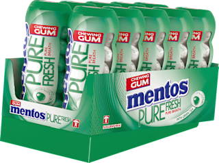 Дъвки без захар Spearmint Pure Fresh mentos