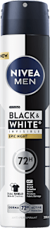 BLACK & WHITE INVISIBLE EPIC NIGHT dezodorans u spreju za muškarce NIVEA MEN