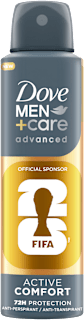 Pánsky antiperspirant v spreji advance Active Comfort FIFA Dove Men+Care