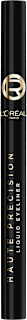 Eyeliner w płynie czarny Haute Precision Noir Silk L'ORÉAL PARiS