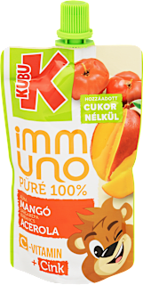 Gyümölcspüré, alma-mangó-sárgarépa-narancs-acerola KUBU