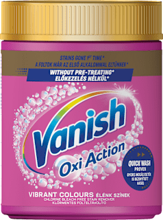 Folttisztító por Pink, nagy kiszerelés Vanish Oxi Action