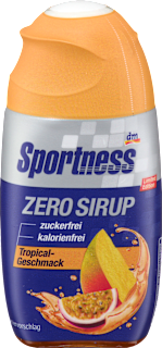 Zero Sirup,Tropical-Geschmack Sportness