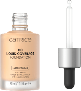 Podkład HD Liquid Coverage Foundation 005 Ivory Beige CATRICE