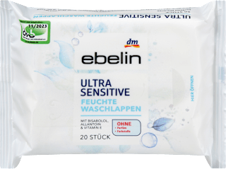 Waschlappen Ultra Sensitiv Feucht ebelin