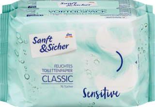  Hârtie igienică umedă Ultra Sensitive Sanft&Sicher