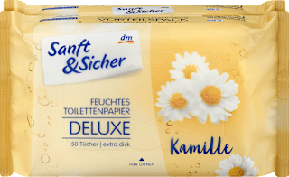 Feuchtes Toilettenpapier Deluxe Kamille Sanft&Sicher