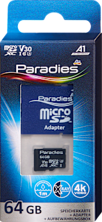 Speicherkarte Micro SDXC Paradies