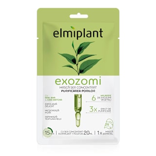 Mască șervețel pentru purificarea porilor cu ser concentrat și exozomi Elmiplant