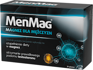 Suplement diety magnez dla mężczyzn, tabletki MENMAG