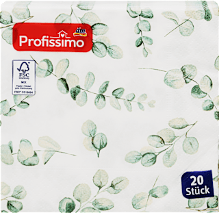 ubrousky Eukalyptus 25 x 25 cm Profissimo