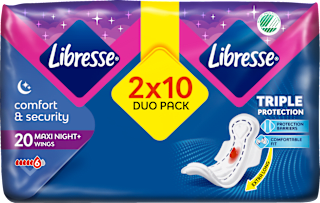 goodnight higijenski ulošci s krilcima – maxi+ goodnight Libresse