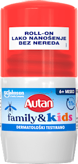 Roll-on repelent family & kids Autan