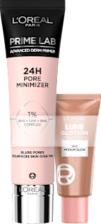 Make-up Set Primer Pore Minimizer & Mini Lumi Glotion 903 L'ORÉAL PARiS