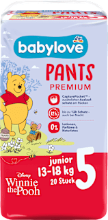 Plienkové nohavičky Premium, veľ. 5 junior, 13-18 kg babylove