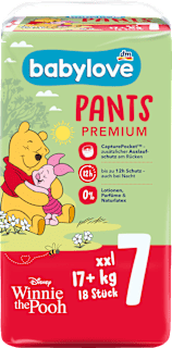 Pieluchomajtki Premium, rozmiar 7, XXL, 17+kg babylove