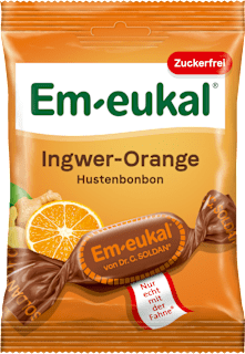 Bonbon, Ingwer-Orange, zuckerfrei Em-eukal