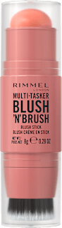 Kremno rdečilo v stiku Blush'N'Brush, 100 Cotton Candy RIMMEL LONDON