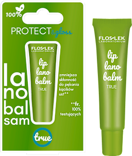 Lanobalsam do ust True Protect & gloss Flos Lek