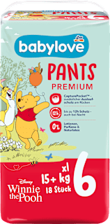 Pannolini a mutandina premium misura 6 xl (15+ kg) babylove