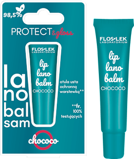 Lanobalsam do ust Chococo Protect & gloss Flos Lek