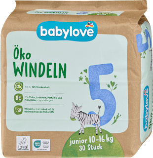 Pieluszki rozmiar 5, junior, 10-16 kg babylove