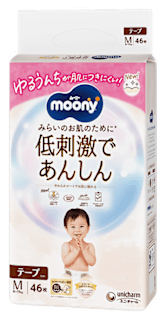 Detské plienky Low Irritation - veľ. M (6-11 kg) moony